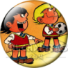 Chapa de Zipi y Zape: Zipi y Zape (Con el Balón)