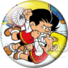 Chapa de Zipi y Zape: Zipi y Zape (A Puñetazos)