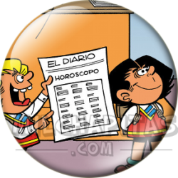Chapa de Zipi y Zape: Zipi y Zape (El Horóscopo)