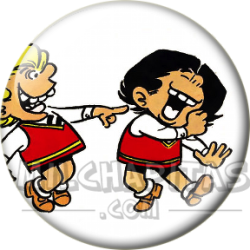 Chapa de Zipi y Zape: Zipi y Zape (Burlones)