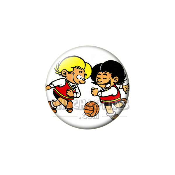 Chapa de Zipi y Zape: Zipi y Zape (Jugando al Fútbol)