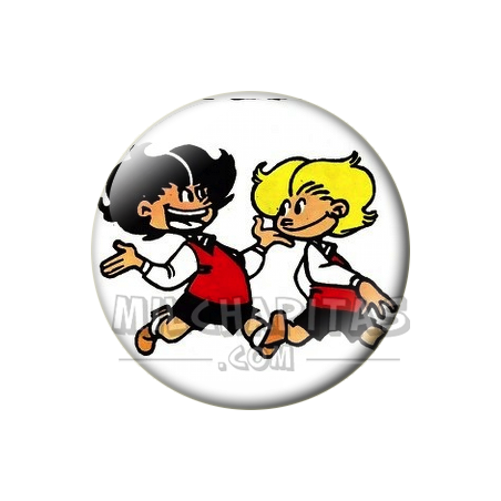 Chapa de Zipi y Zape: Zipi y Zape (Corriendo)