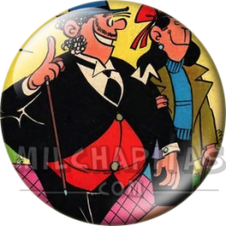 Chapa de Zipi y Zape: Don Pantuflo y Doña Jaimita
