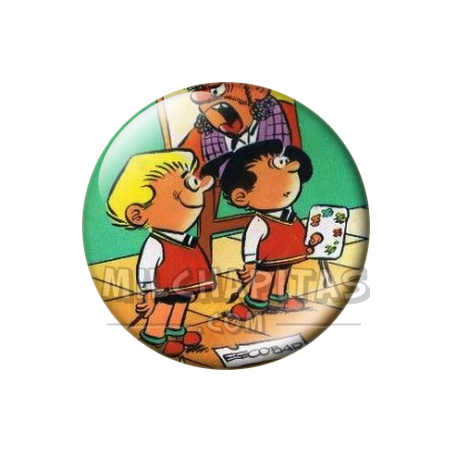 Chapa de Zipi y Zape: Zipi y Zape (Pintando)