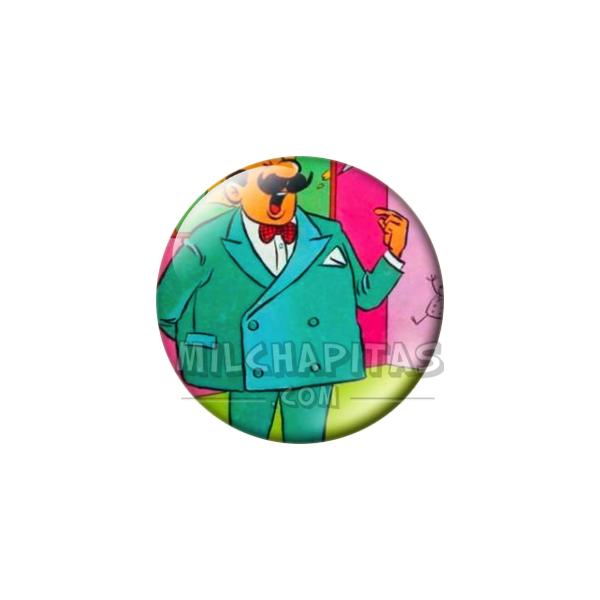 Chapa de Zipi y Zape: Don Minervo (Traje Verde)