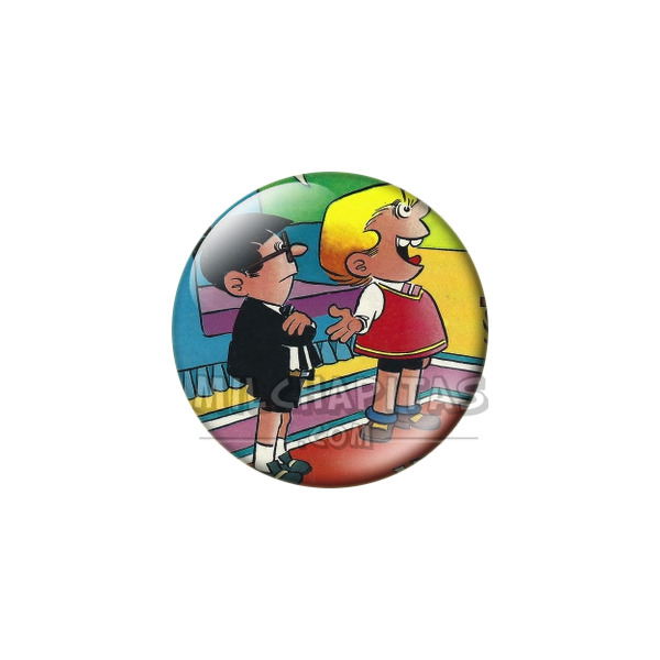 Chapa de Zipi y Zape: Sapientín y Zipi