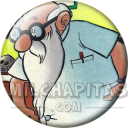 Chapa de Zipi y Zape: Doctor de Barba Blanca