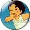 Chapa de Heidi: Heidi (Tapándose la Boca)