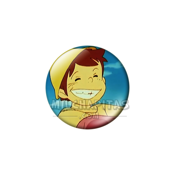 Chapa de Heidi: Pedro (Sonriendo)