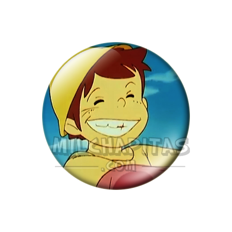 Chapa de Heidi: Pedro (Sonriendo)