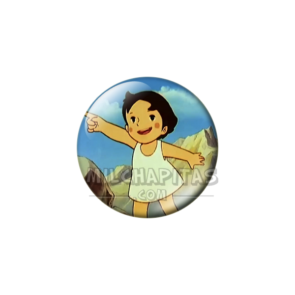 Chapa de Heidi: Heidi (Señalando)