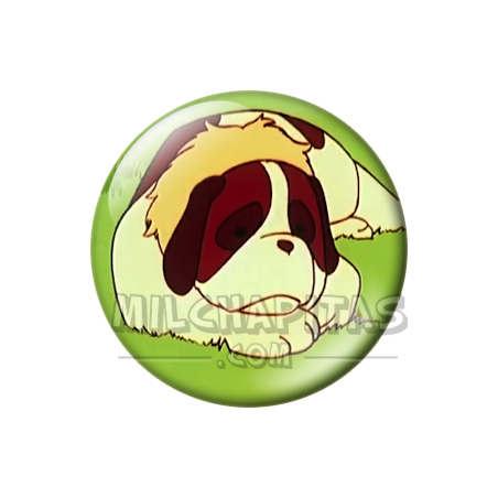 Chapa de Heidi: Niebla (El Perro de Heidi)