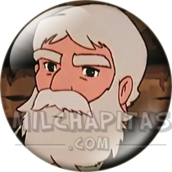 Chapa de Heidi: Abuelo de Heidi (Sonriendo)