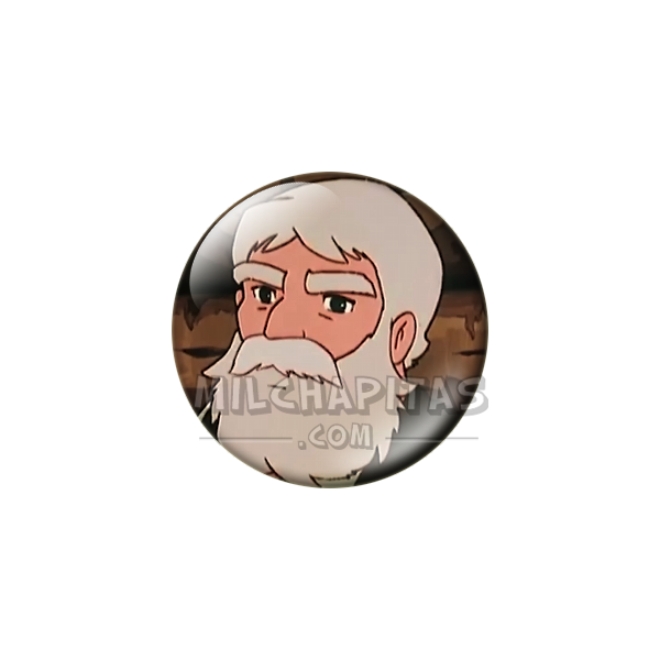 Chapa de Heidi: Abuelo de Heidi (Sonriendo)