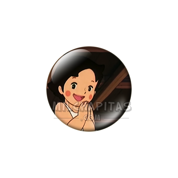 Chapa de Heidi: Heidi (Con las Manos Juntas)