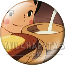 Chapa de Heidi: Heidi (Pan con Queso y Leche)