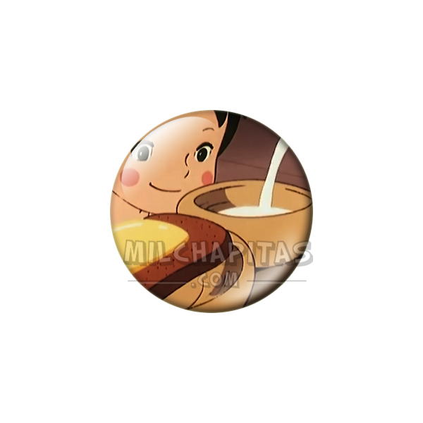 Chapa de Heidi: Heidi (Pan con Queso y Leche)