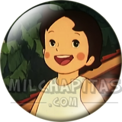 Chapa de Heidi: Heidi (Junto a la Cabaña)