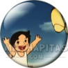 Chapa de Heidi: Heidi y la Mariposa