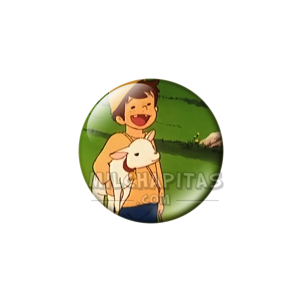 Chapa de Heidi: Pedro y un Cabrito