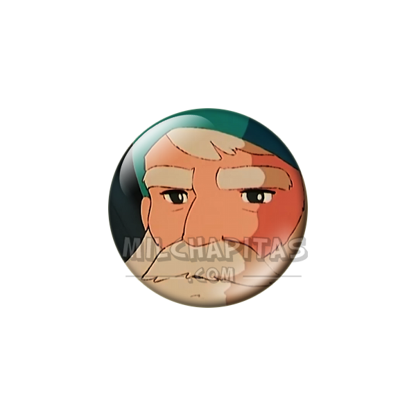 Chapa de Heidi: Abuelo de Heidi (Con Gorro de Dormir)
