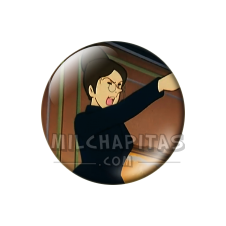 Chapa de Heidi: Señorita Rottenmeier (Señalando)