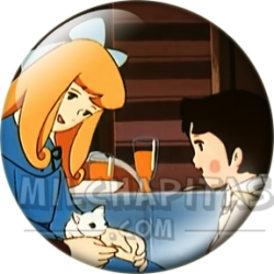 Chapa de Heidi: Clara y Heidi (Con el Gatito)