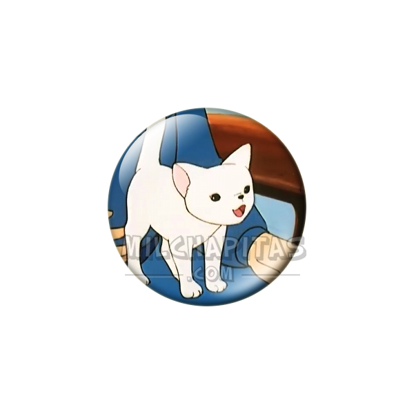 Chapa de Heidi: Gatito Blanco de Heidi