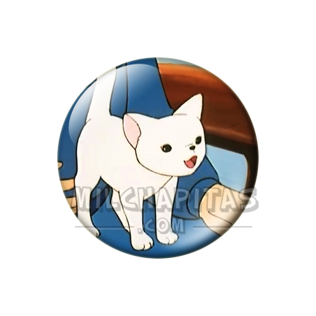 Chapa de Heidi: Gatito Blanco de Heidi