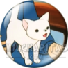 Chapa de Heidi: Gatito Blanco de Heidi