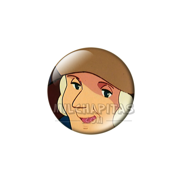 Chapa de Heidi: Abuela de Clara (Disfrazada de Oso)