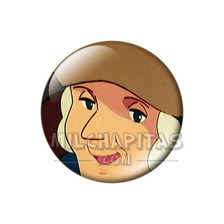Chapa de Heidi: Abuela de Clara (Disfrazada de Oso)