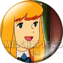 Chapa de Heidi: Clara Sesemann (Riendo)
