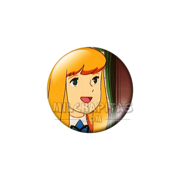 Chapa de Heidi: Clara Sesemann (Riendo)