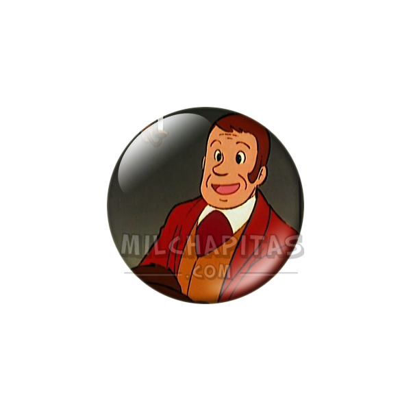 Chapa de Heidi: Sebastián (Riendo)
