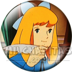 Chapa de Heidi: Clara Sesemann (Con la Pluma)