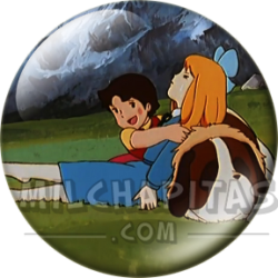 Chapa de Heidi: Heidi, Clara y Niebla