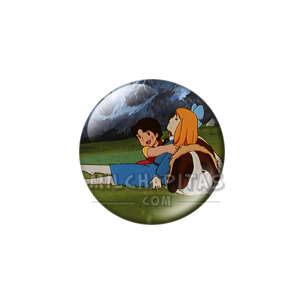 Chapa de Heidi: Heidi, Clara y Niebla