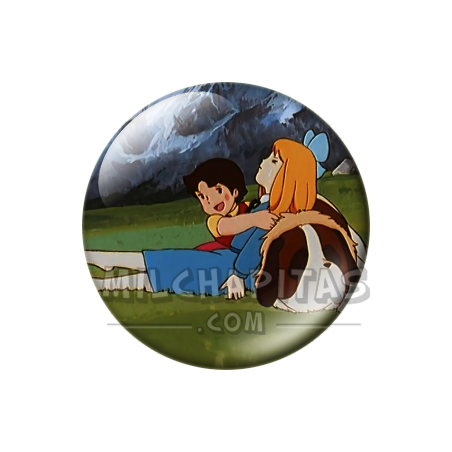 Chapa de Heidi: Heidi, Clara y Niebla