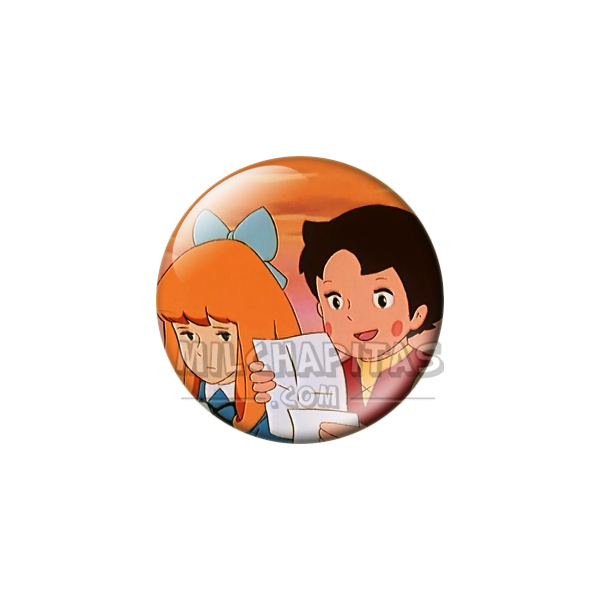 Chapa de Heidi: Heidi y Clara (Leyendo una Carta)