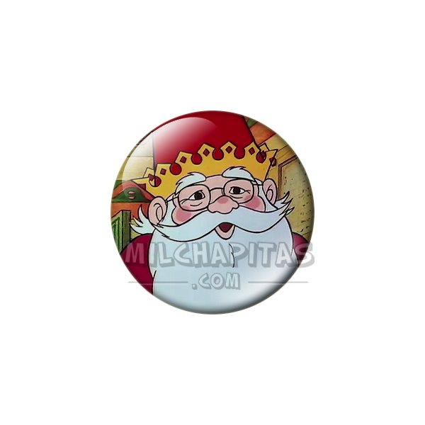 Chapa de David el Gnomo: El Rey de los Gnomos (Sonriendo)