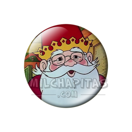 Chapa de David el Gnomo: El Rey de los Gnomos (Sonriendo)