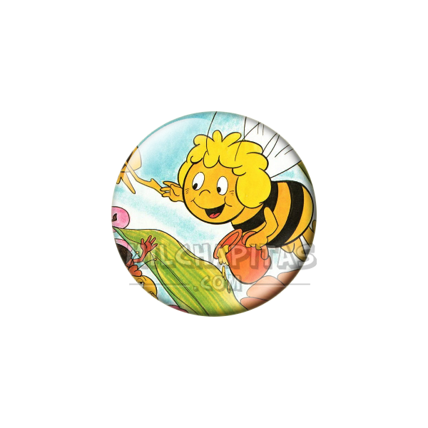 Chapa de La abeja Maya: Maya (Con el Tarro de Miel)