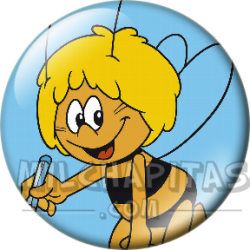 Chapa de La abeja Maya: Maya (Con el Lápiz)