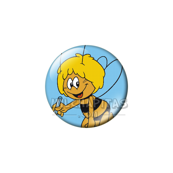 Chapa de La abeja Maya: Maya (Con el Lápiz)