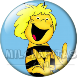 Chapa de La abeja Maya: Maya (Riendo a Carcajadas)