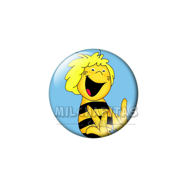 Chapa de La abeja Maya: Maya (Riendo a Carcajadas)