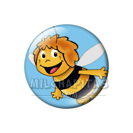 Chapa de La abeja Maya: Maya (Con los Brazos Abiertos)