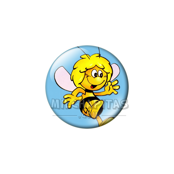 Chapa de La abeja Maya: Maya (Saludando)