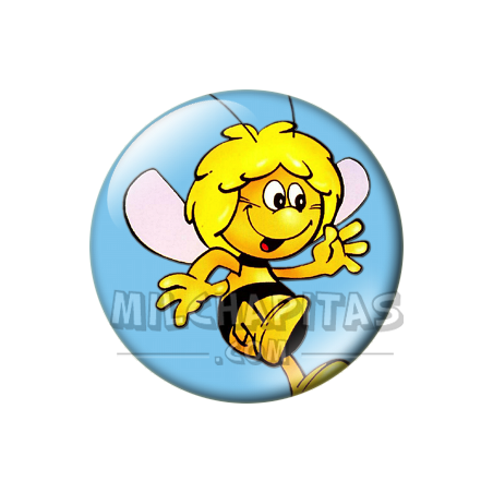 Chapa de La abeja Maya: Maya (Saludando)